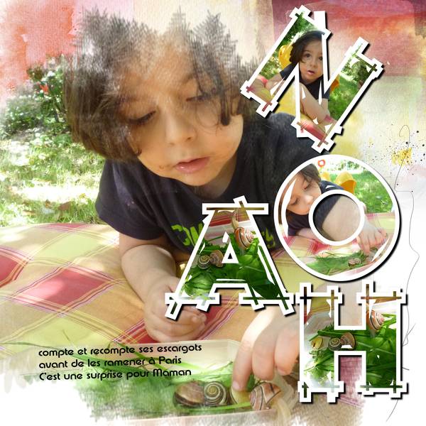 Défi MimideSaujon - Lettrines Photo