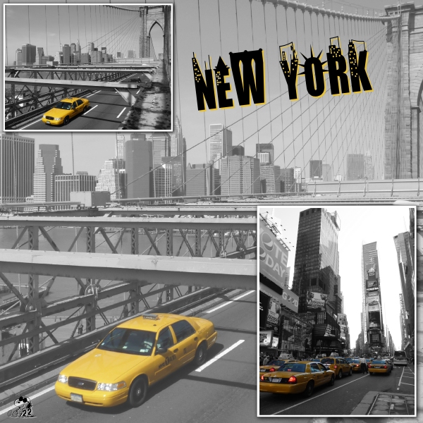 Défi Moyson - Une couleur sur noir et blanc