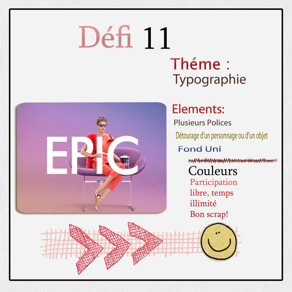 Defi Novembre Typographie