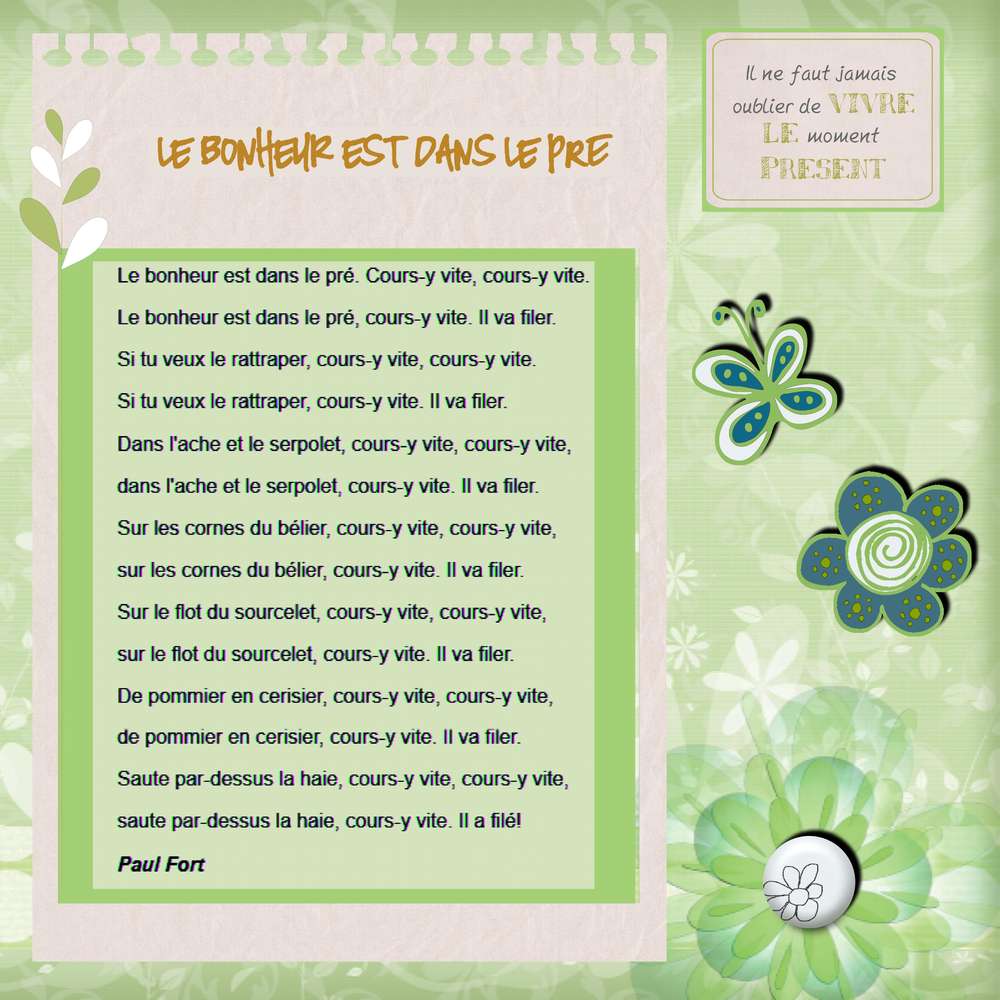 Défi octobre poésie