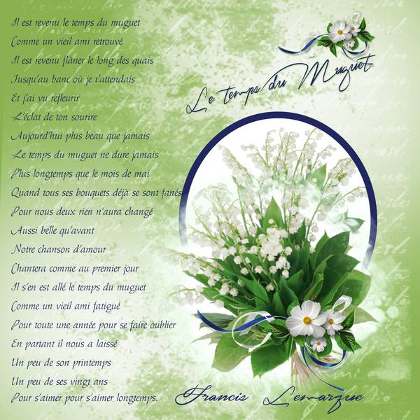 Défi Paulette Créacartes - Muguet 1er Mai