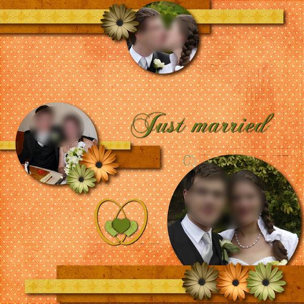 Défi Petiote mariage orange