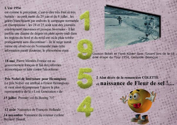 défi petiote  "1954"