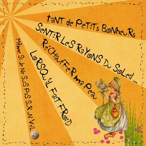 Défi 'Petit Bonheur' proposé par Snoopy.