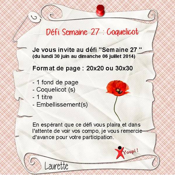 Défi S 27 Proposition