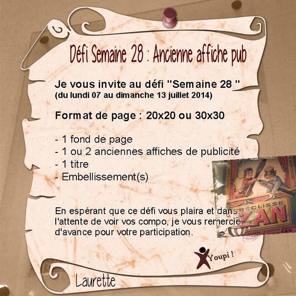 Défi S 28 Proposition