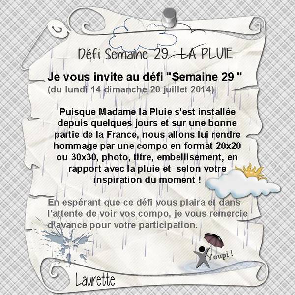 Défi S 29 Proposition