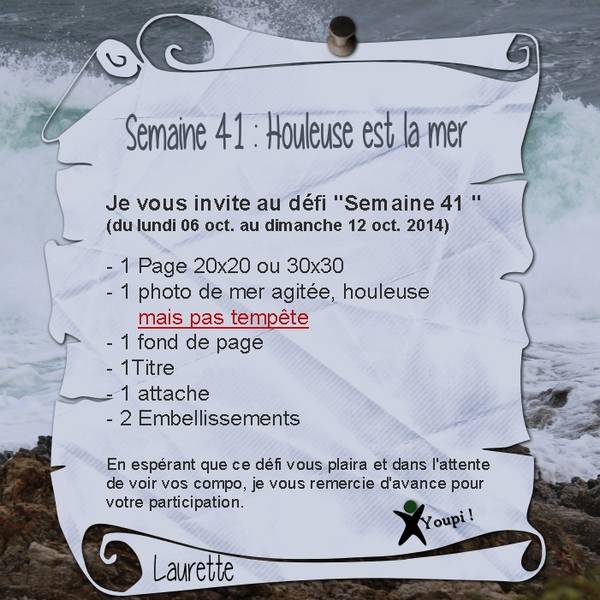 Défi S 41 proposition