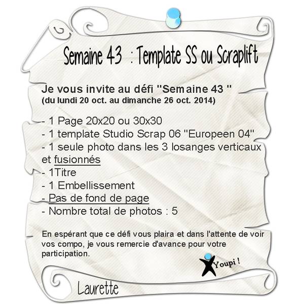 Défi S 43 Proposition