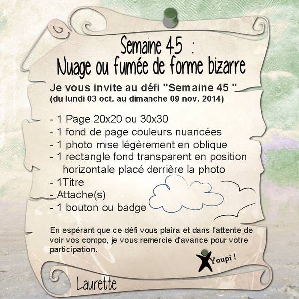 Défi S 45 Proposition