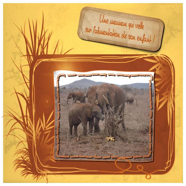 Défi S22 Maman et son petit de Laurette