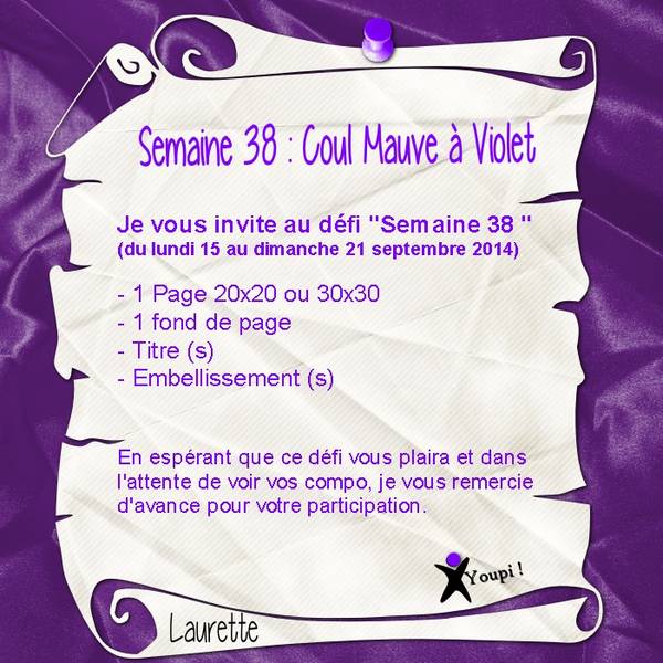 Défi S38 Proposition