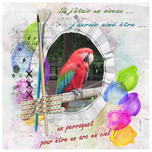 Défi Si j'étais un oiseau de Gilberte