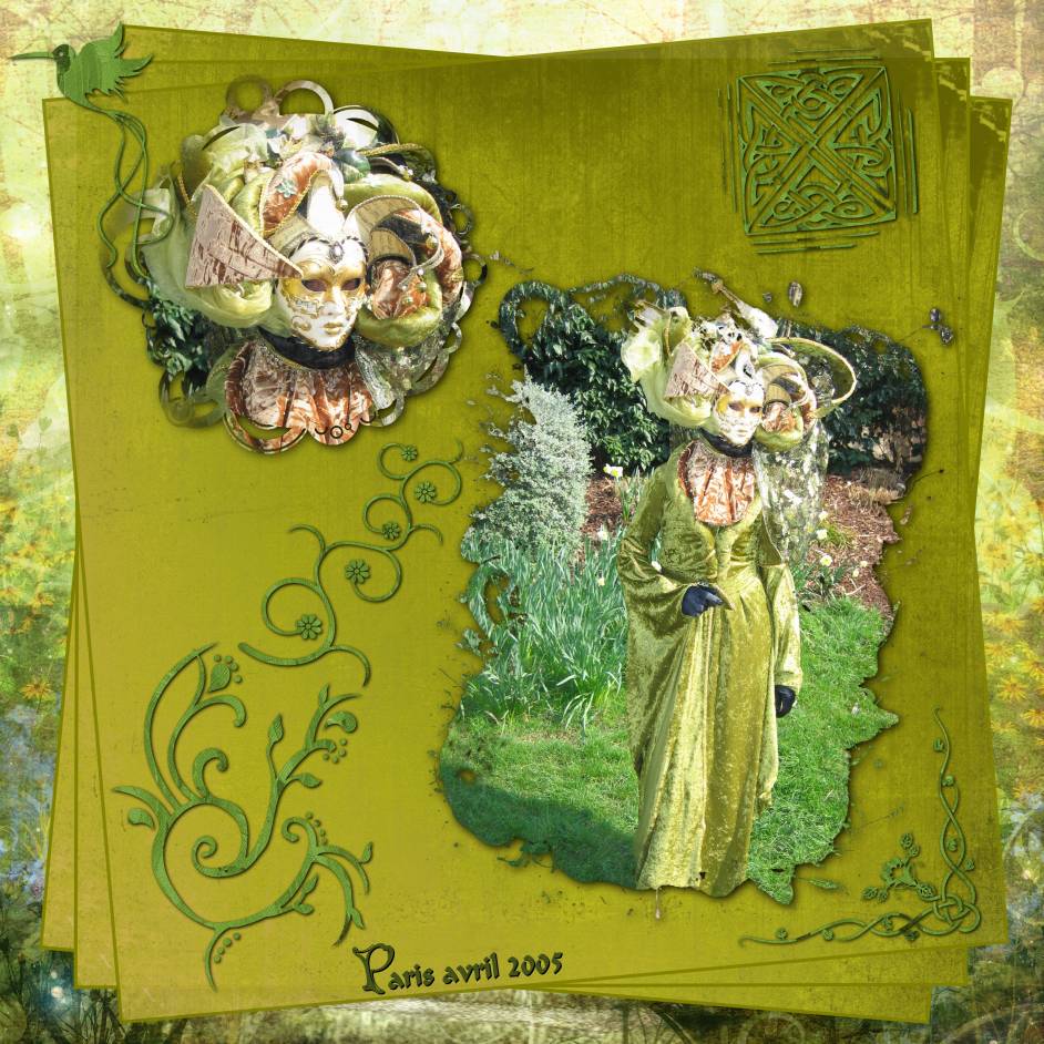 Défi vert Marie T - Carnaval vénitien