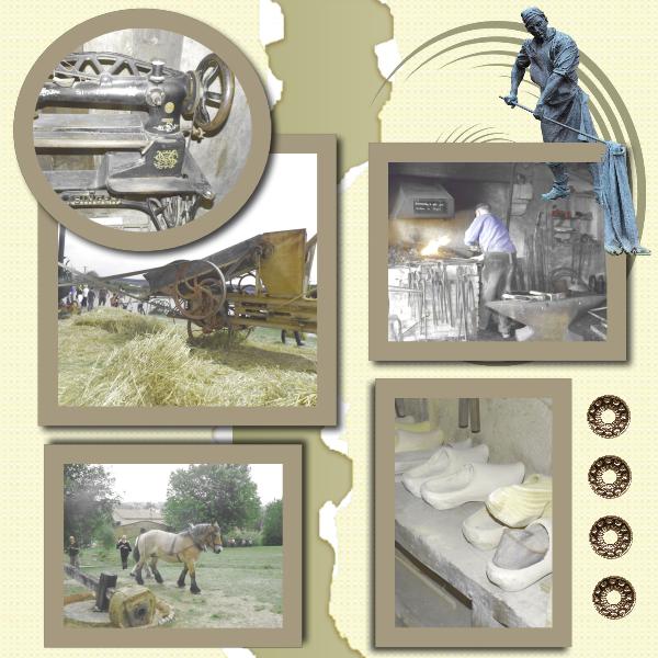 Defit moodbord  vieux métiers