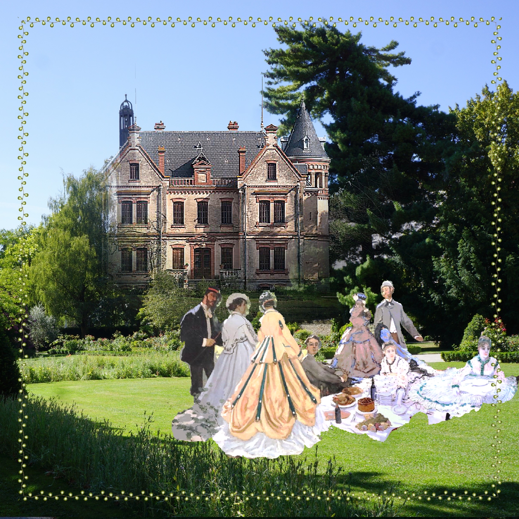 Déjeuner sur l' herbe au chateau d' Esperrou.jpg