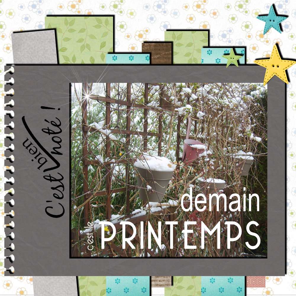 demain c'est le printemps....