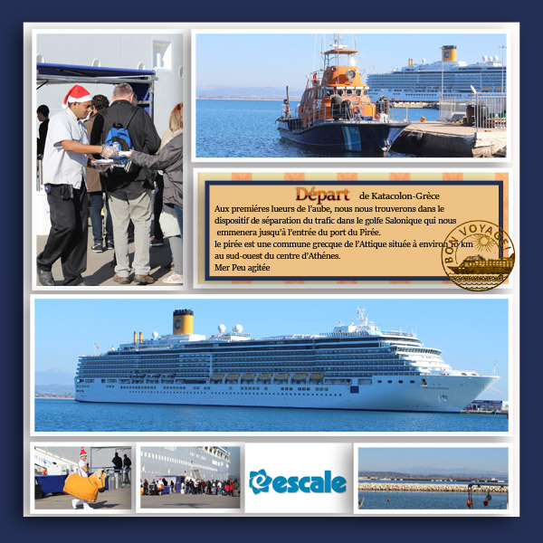 Départ pour Aténes