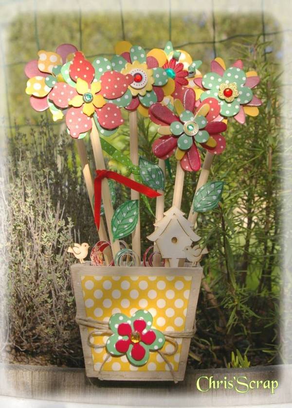 des fleurs non périssables