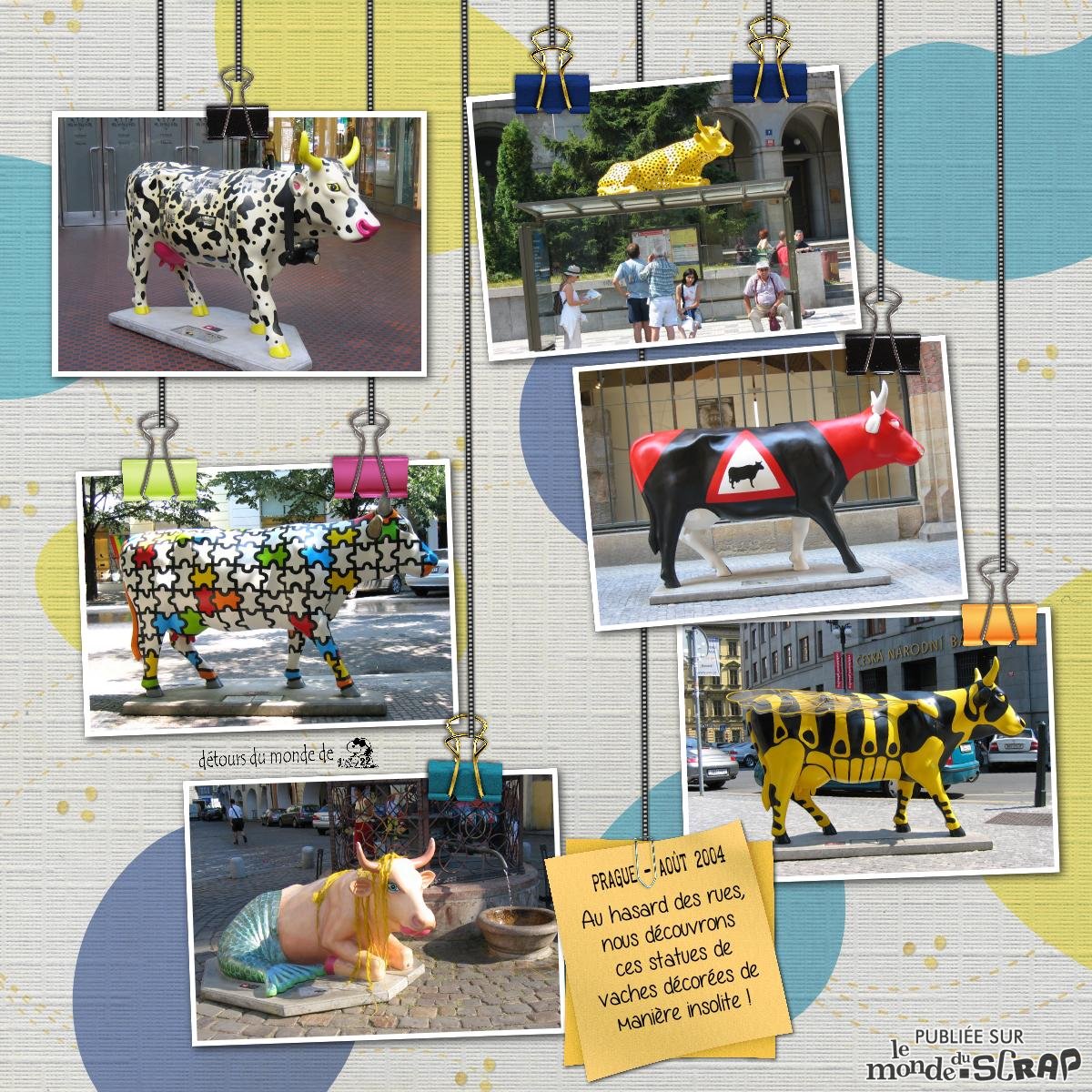 Des vaches à Prague