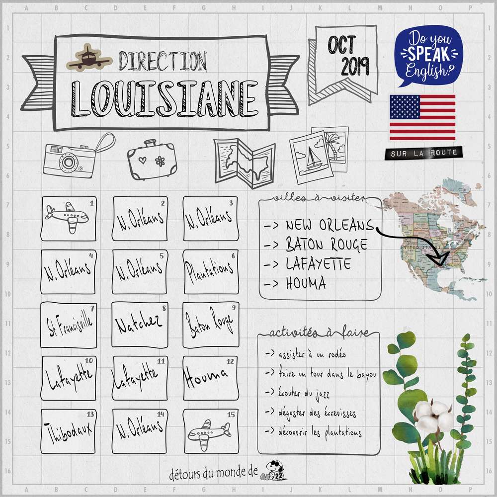 Destination Louisiane