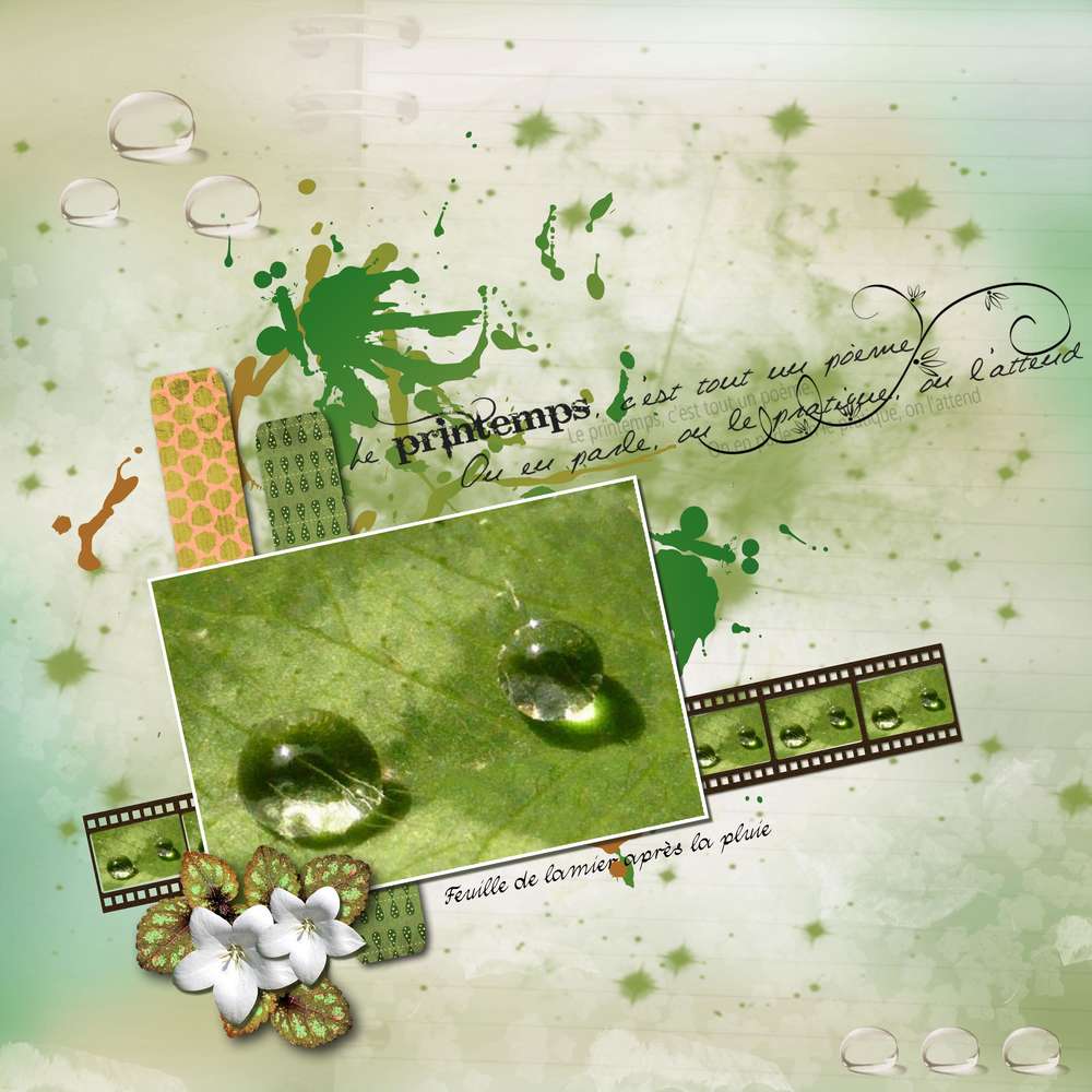 Deux petits gouttes...