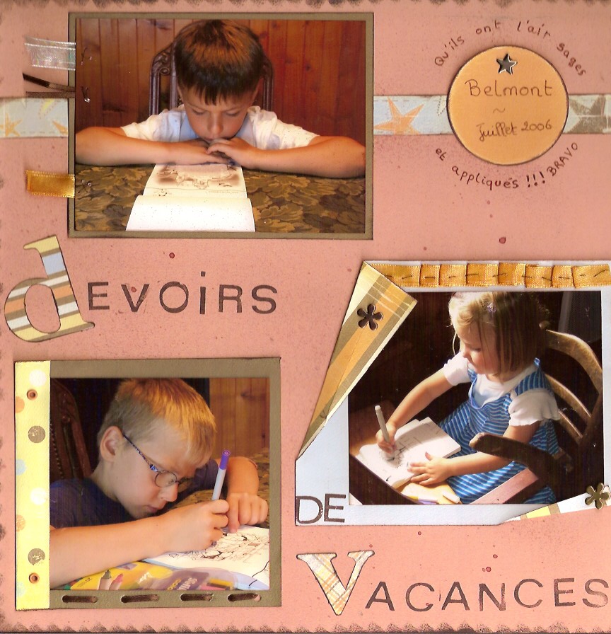 Devoirs de vacances