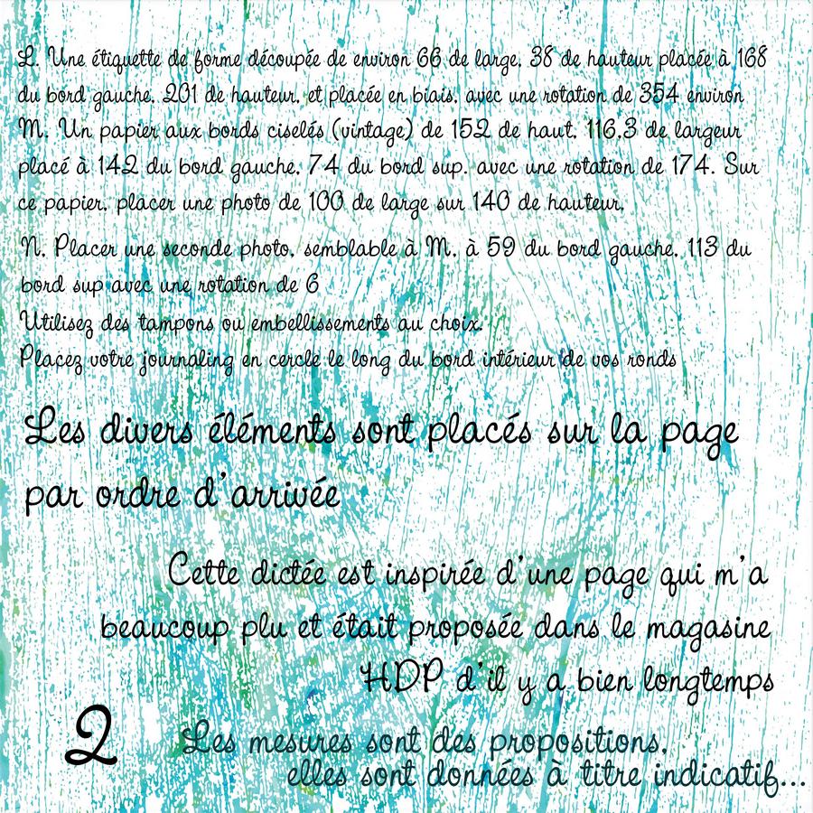 Dictée Dominique, suite