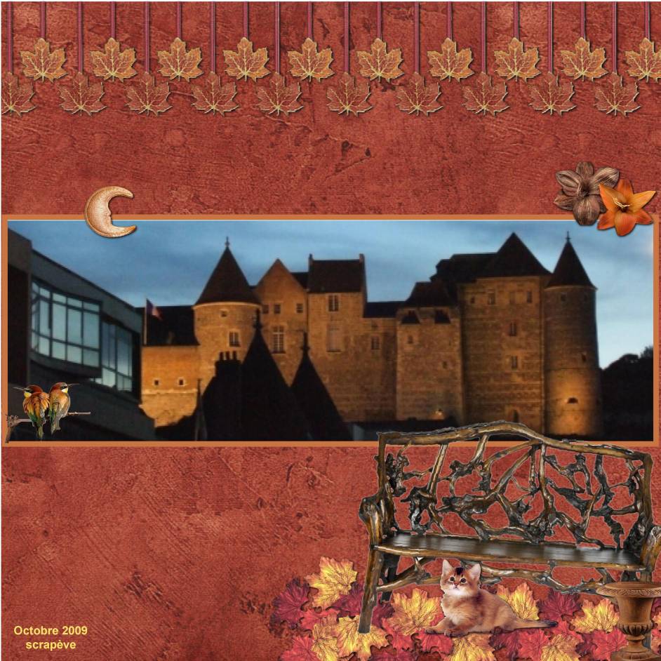 Dieppe, le château, la nuit