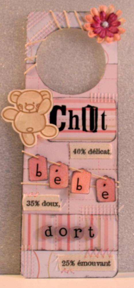 Door hanger pour une collègue