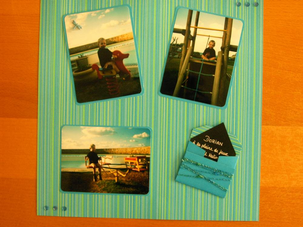 Dorian à la plaine de jeux