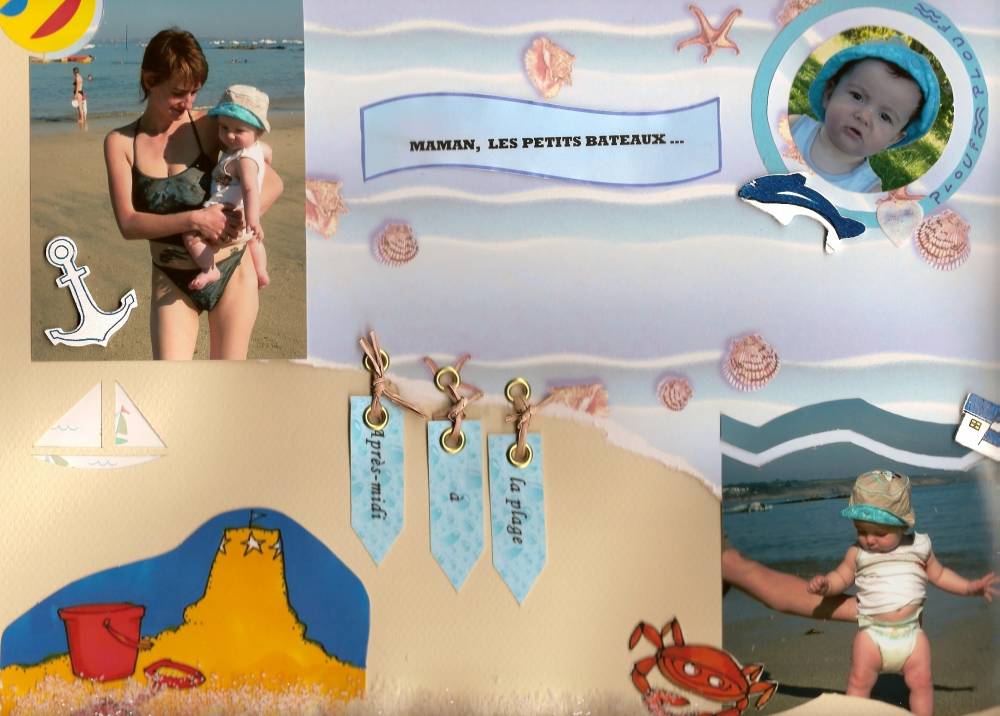 dorian découvre la plage