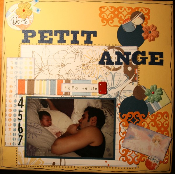 dors petit ange papa veille