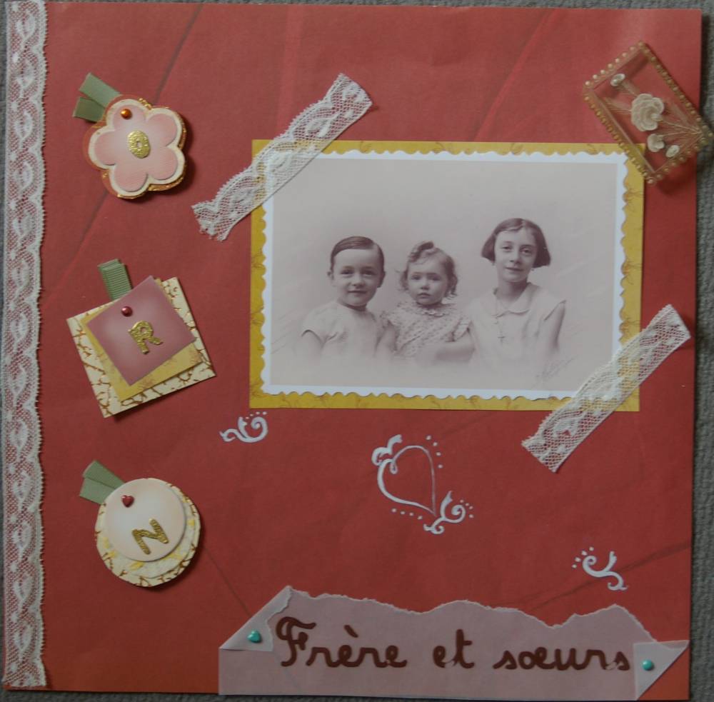 double page frère et soeurs