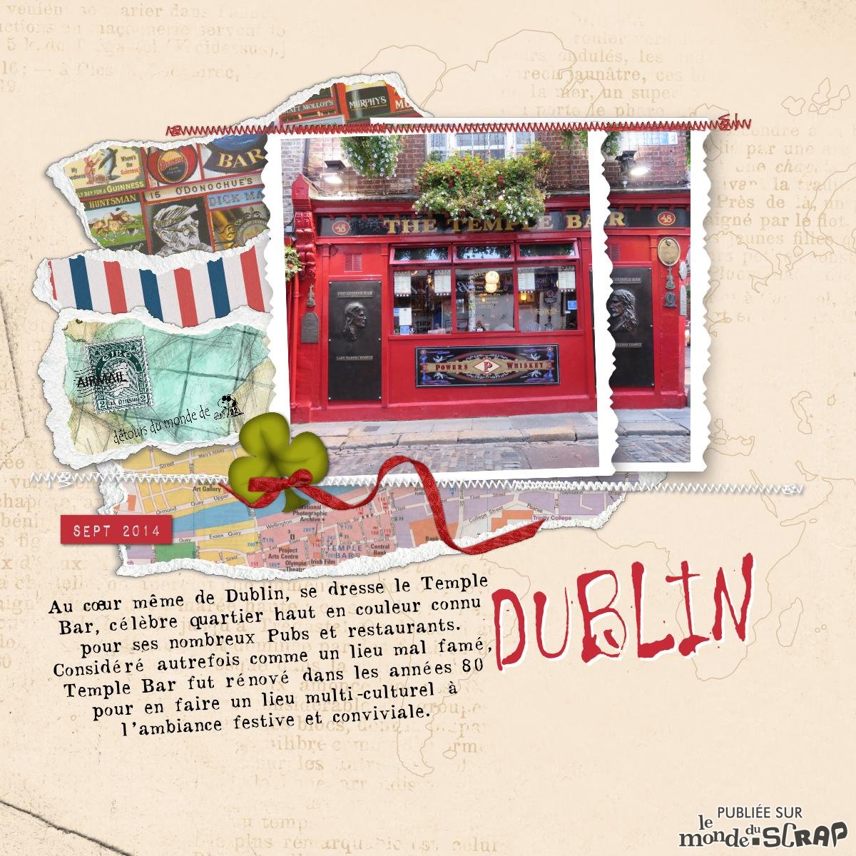 Dublin - quartier de Temple Bar