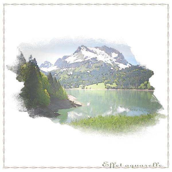 effet aquarelle Malou