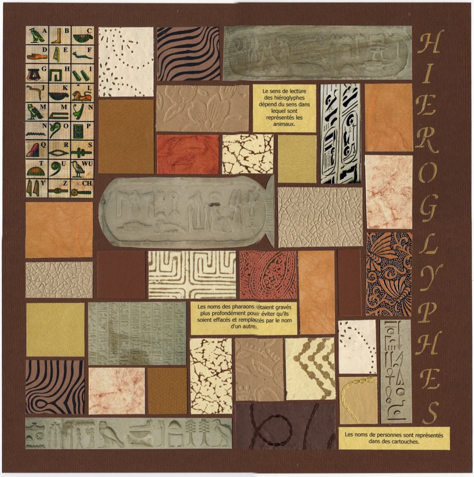 Egypte - page 22 - Hiéroglyphes