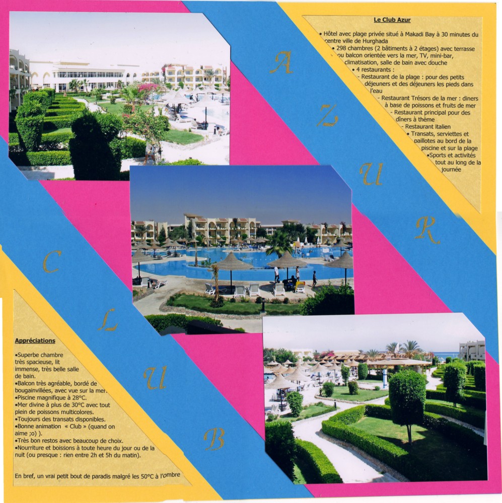 Egypte - page 23 - L'hôtel