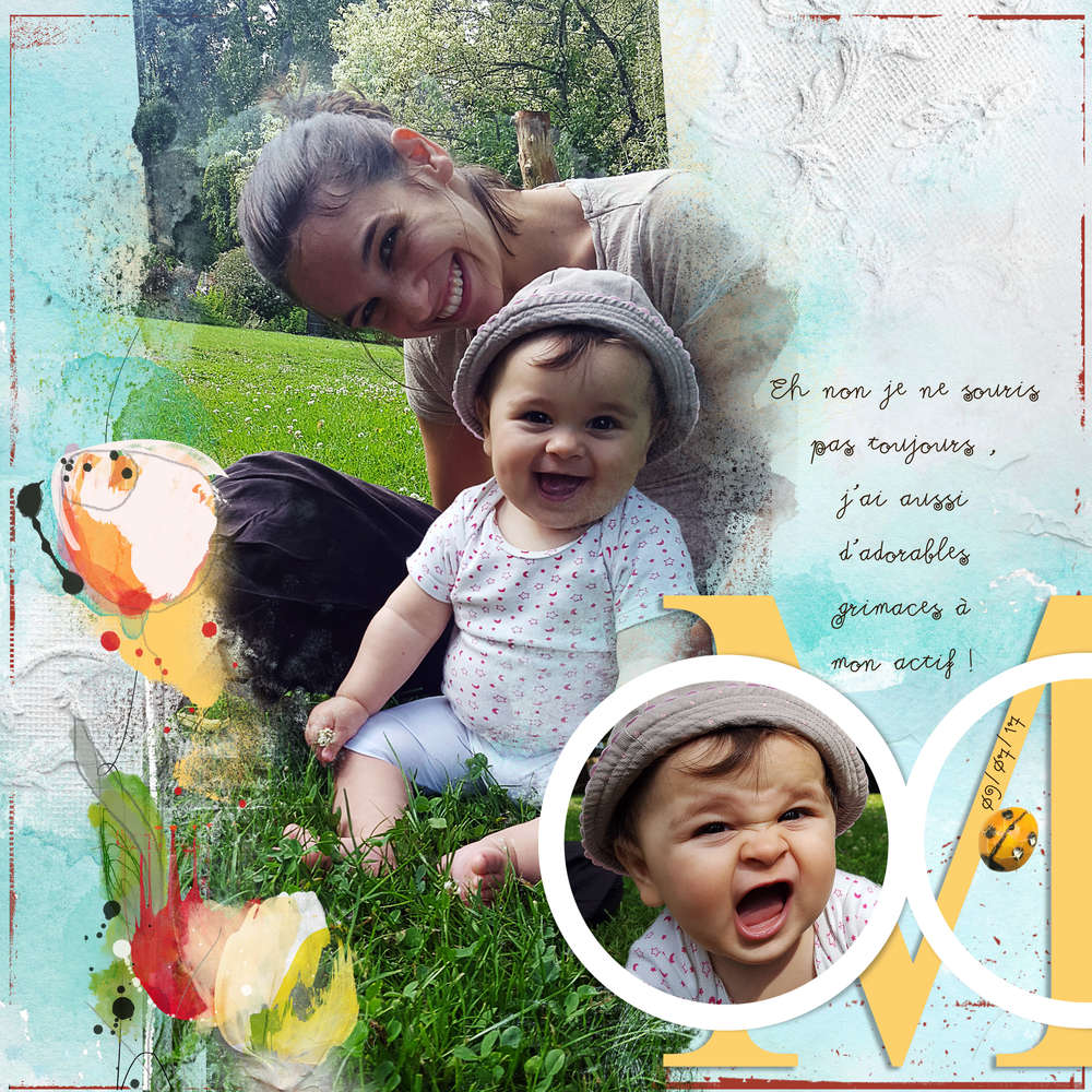 eh non je ne souris pas toujours !