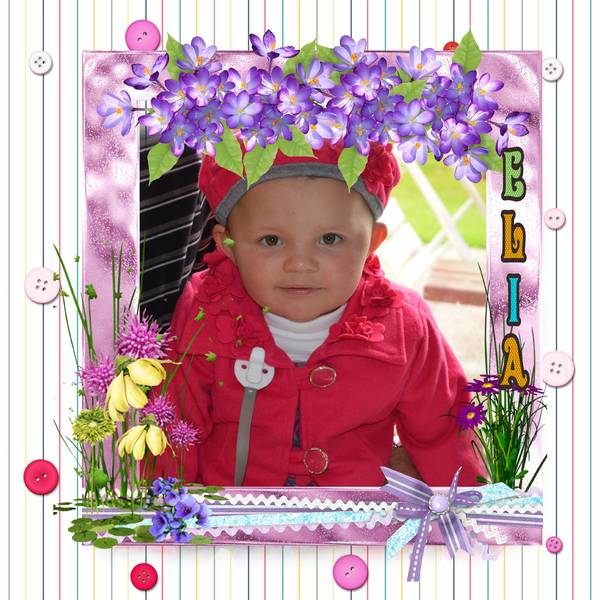 élia, p'tit coeur a Mamy