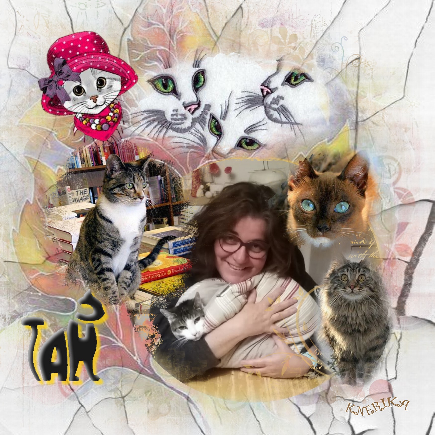 elle aime les chats depuis toujours_Anne Marie jpg