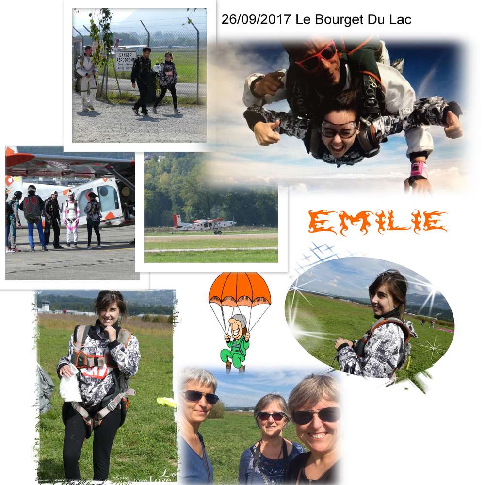 Emilie vol parachute