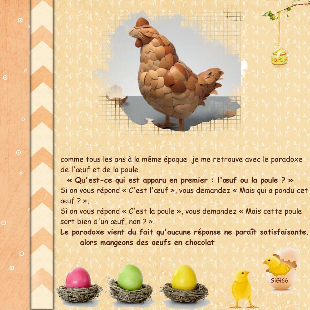 en attendant Pâques