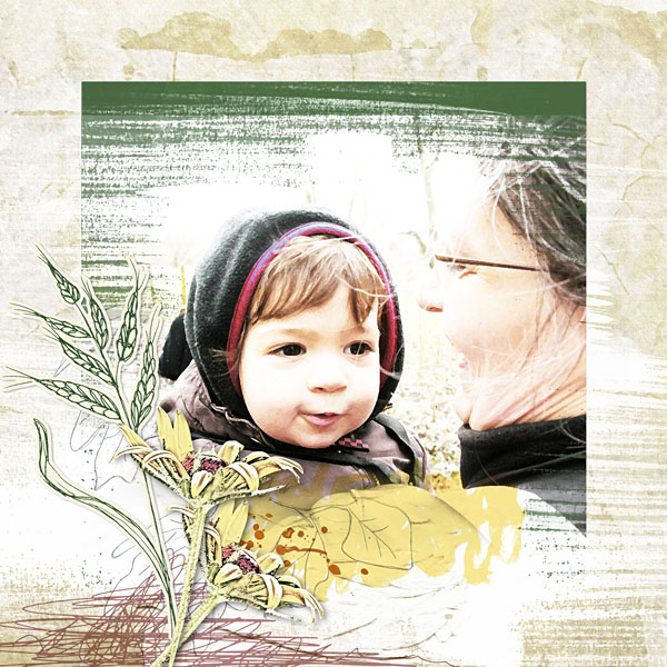 En promenade - puce à 2 ans