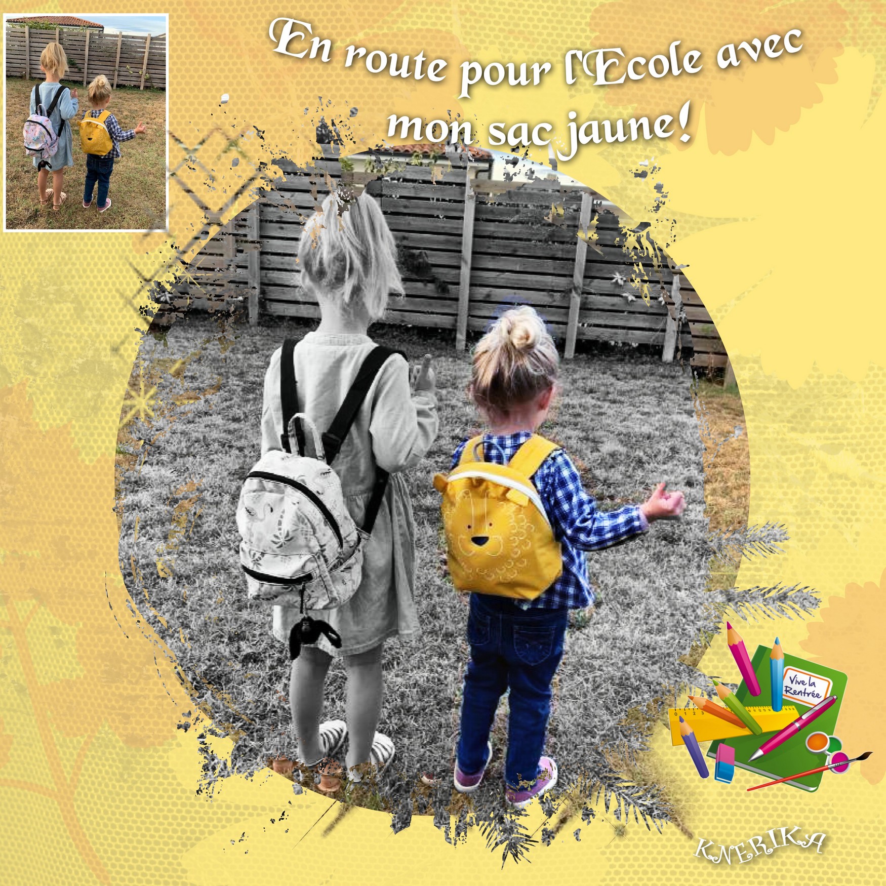 en route pour l'école, Anne Marie