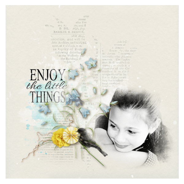 Enjoy the little things (profiter des petites choses)
