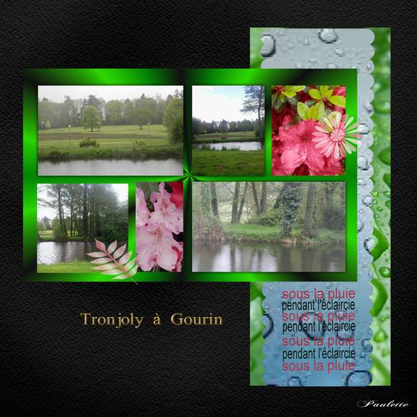 entre la pluie et l'éclaircie hier