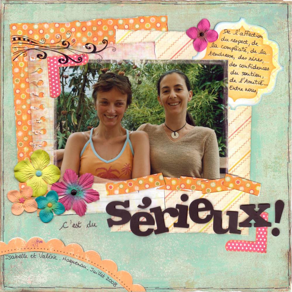 Entre nous, c'est du sérieux!