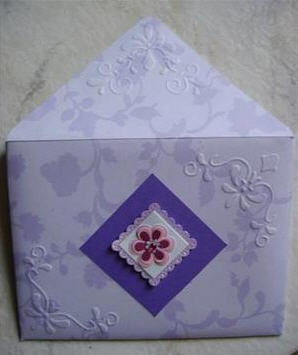 enveloppe assortie à la carte