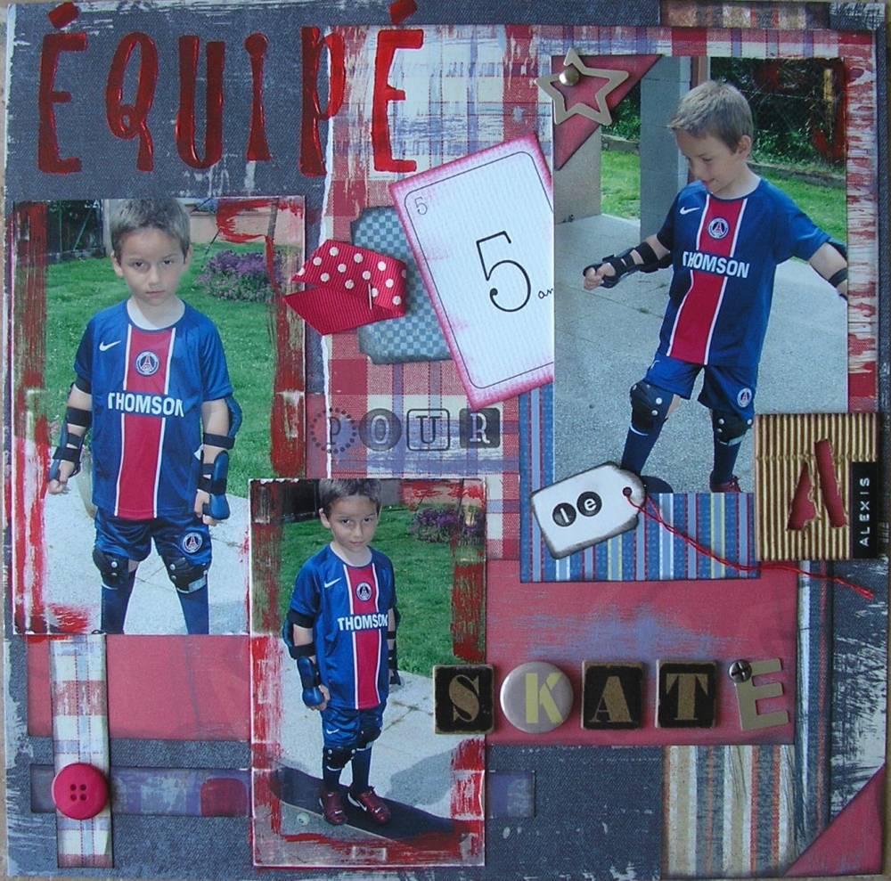 équipé pour le skate